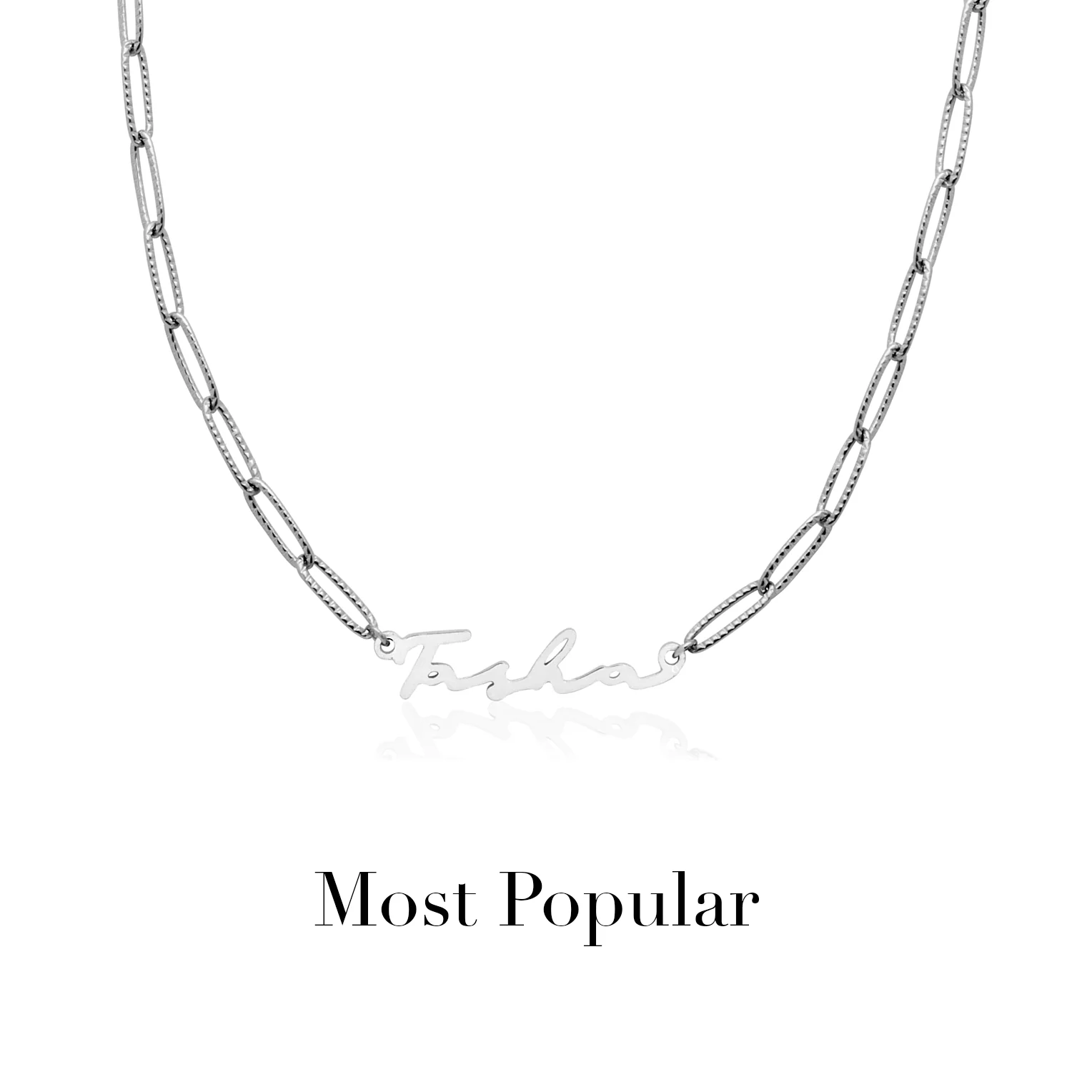 Signature Name Necklace (Silver) - Image 32
