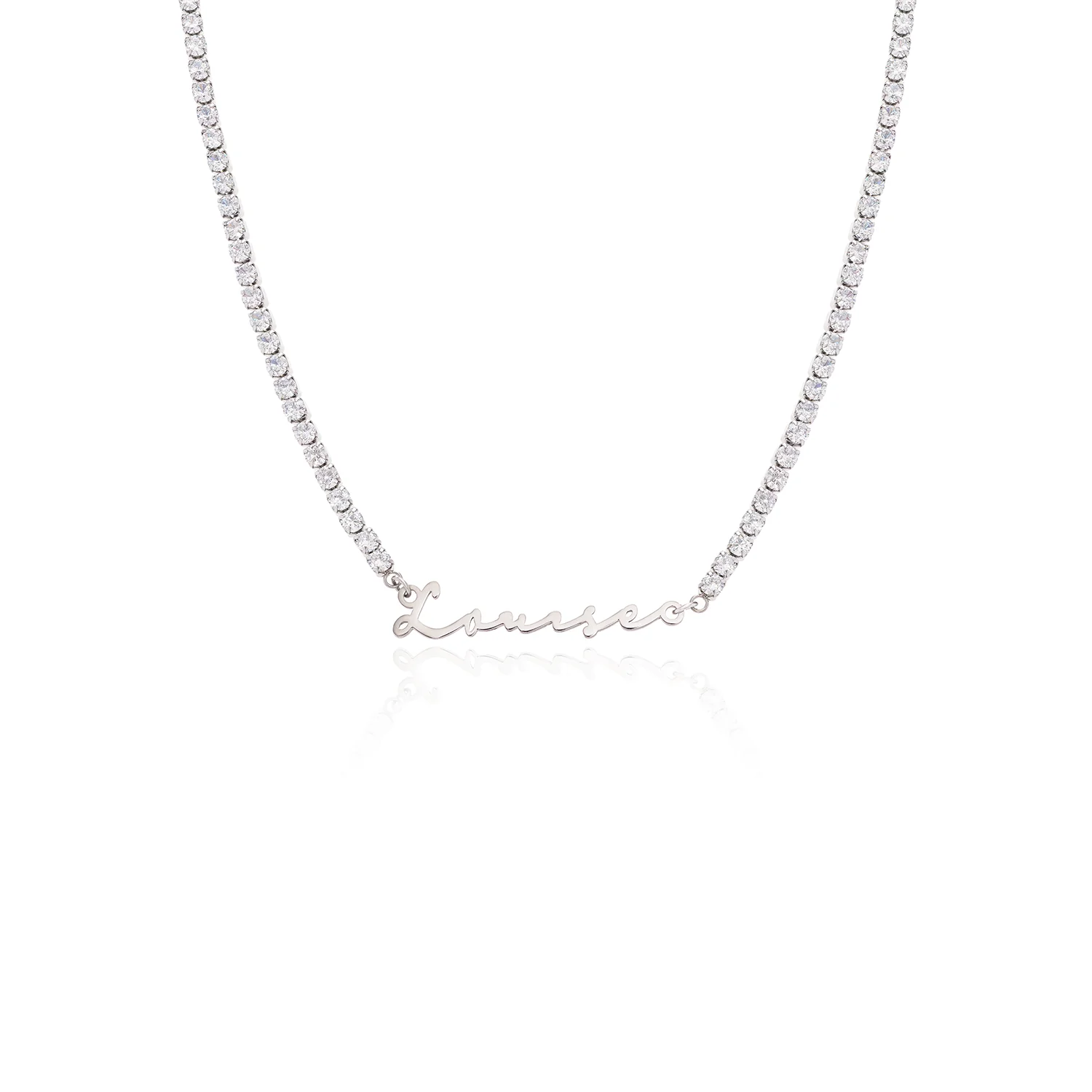 Signature Name Necklace (Silver) - Image 34