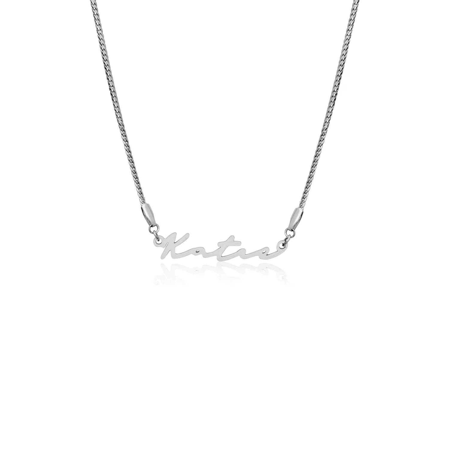 Signature Name Necklace (Silver) - Image 38