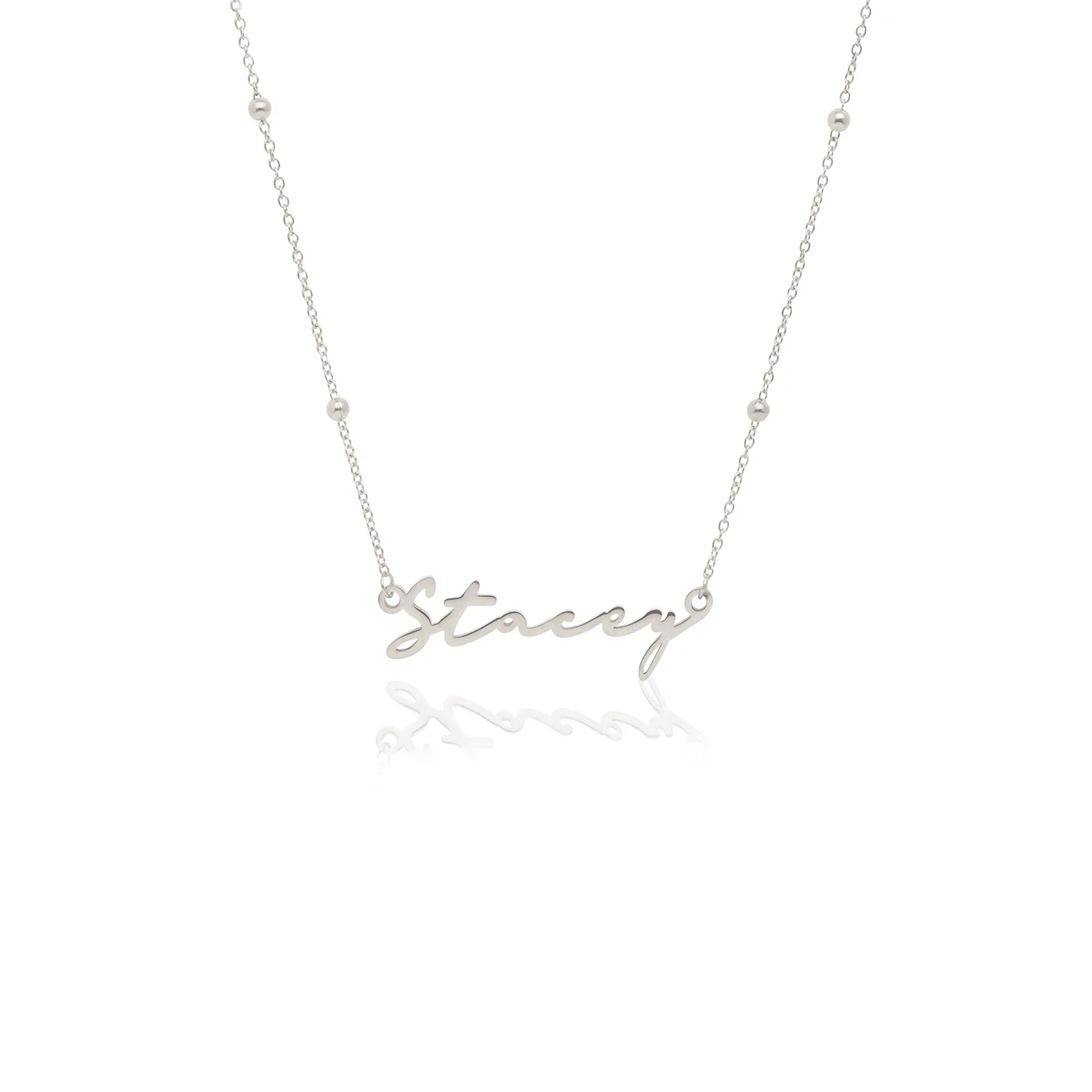 Signature Name Necklace (Silver) - Image 42