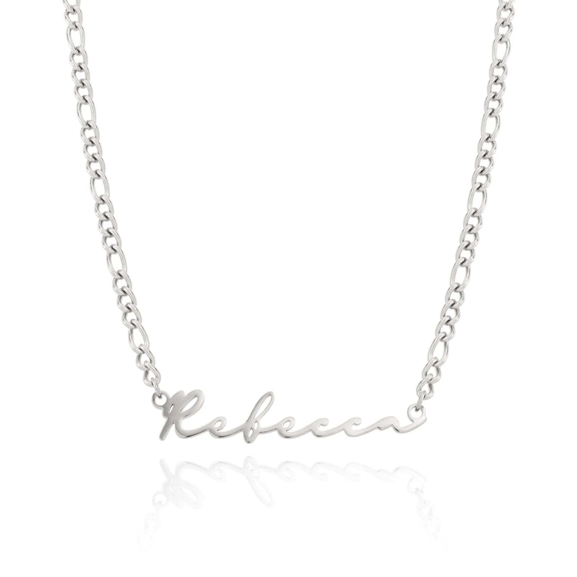 Signature Name Necklace (Silver) - Image 9