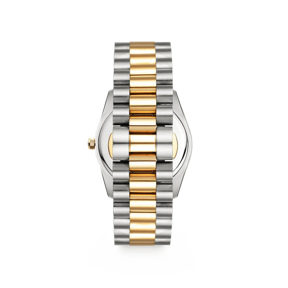 Silver Chain Champagne Belgravia 36 Watch - Image 4
