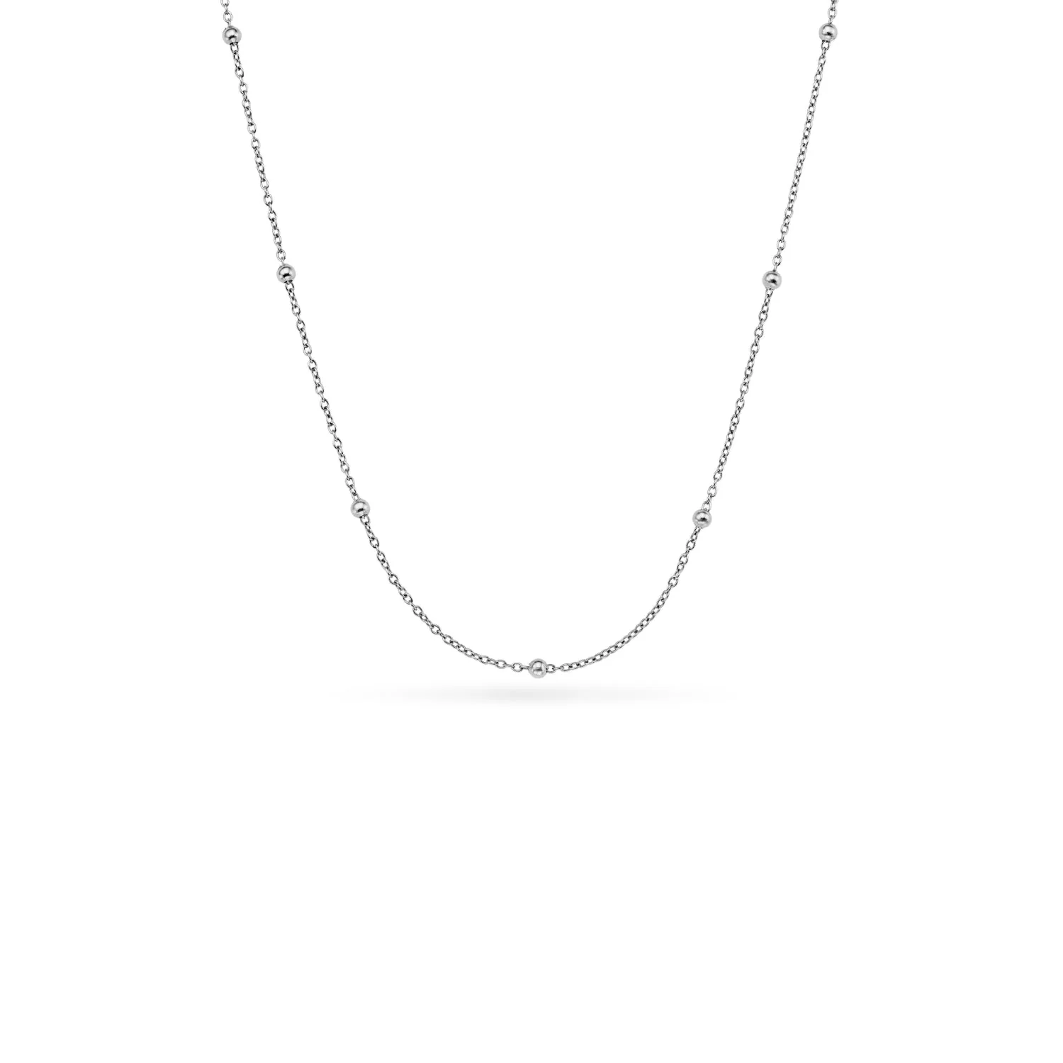 Initial Necklace (Silver) - Image 8