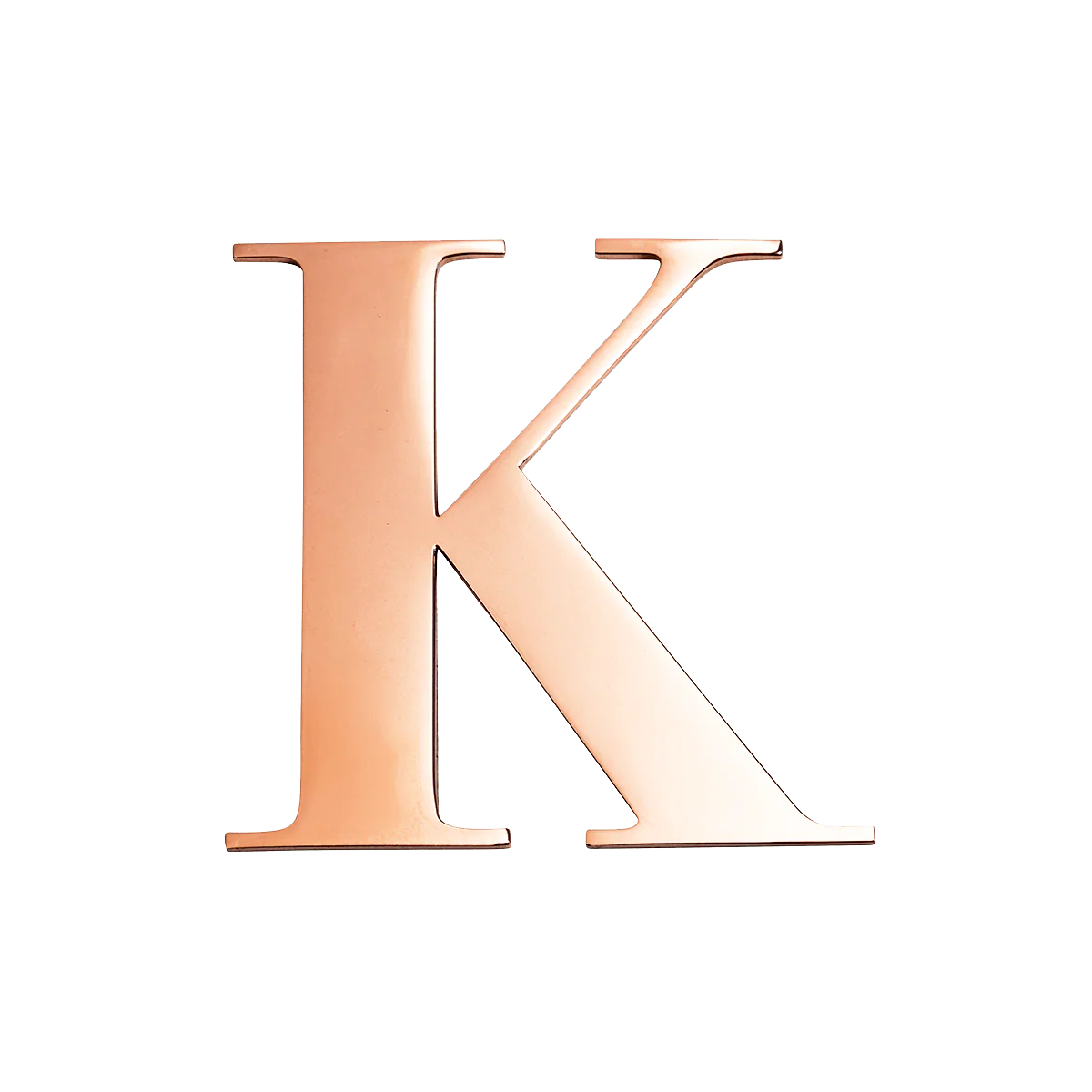 Rose Gold Small Metal Letter - Image 11