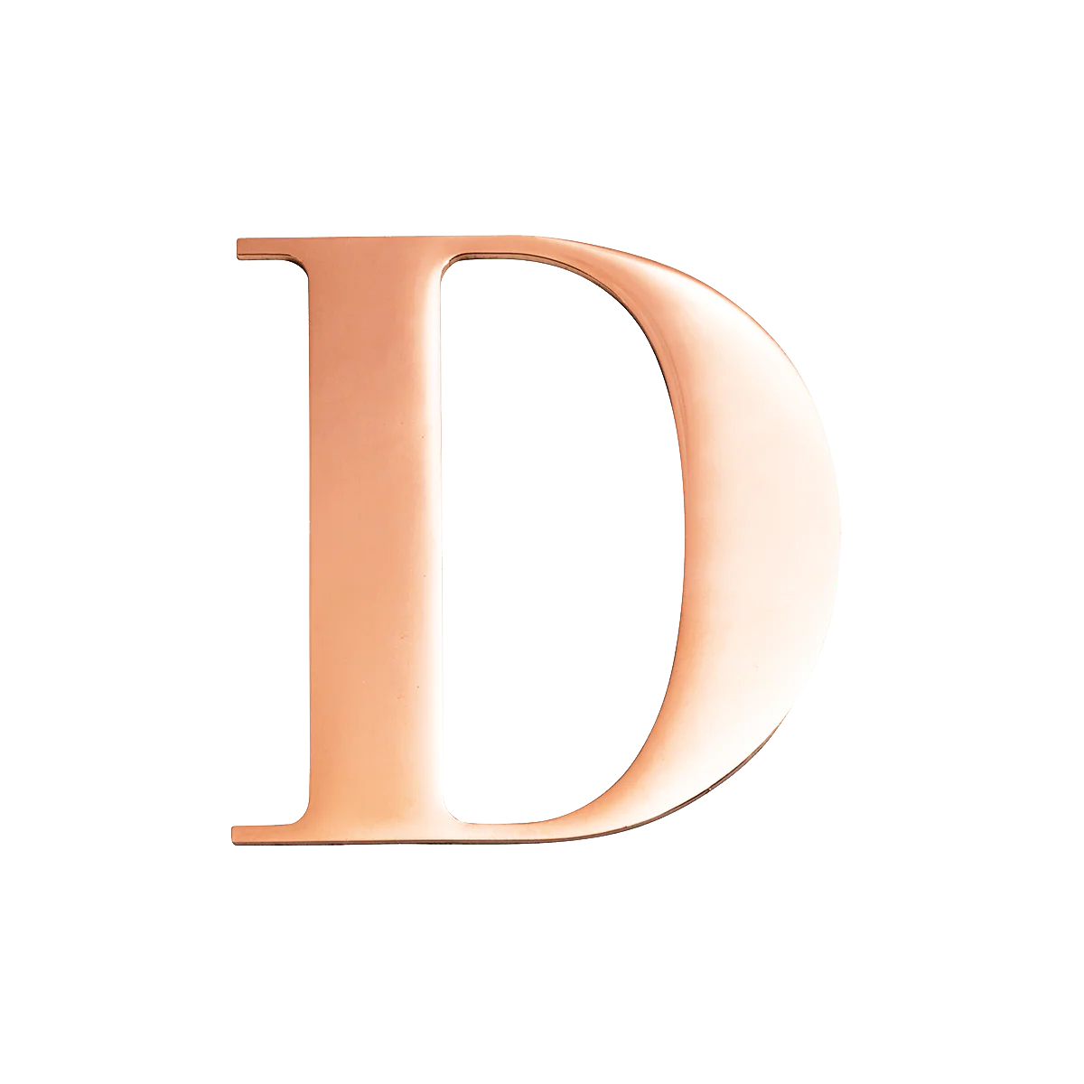 Rose Gold Small Metal Letter - Image 4
