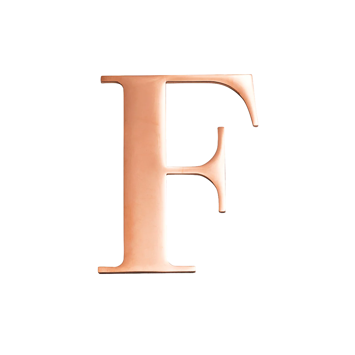 Rose Gold Small Metal Letter - Image 6