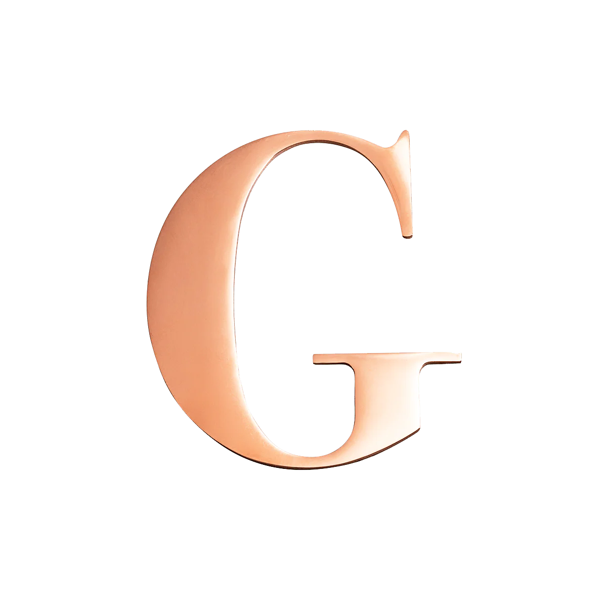 Rose Gold Small Metal Letter - Image 7
