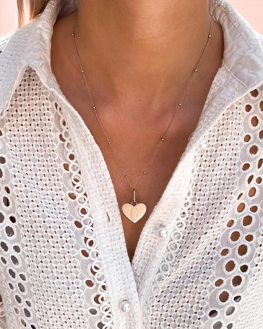 Sphere Chain Necklace (Rose Gold) - Image 3