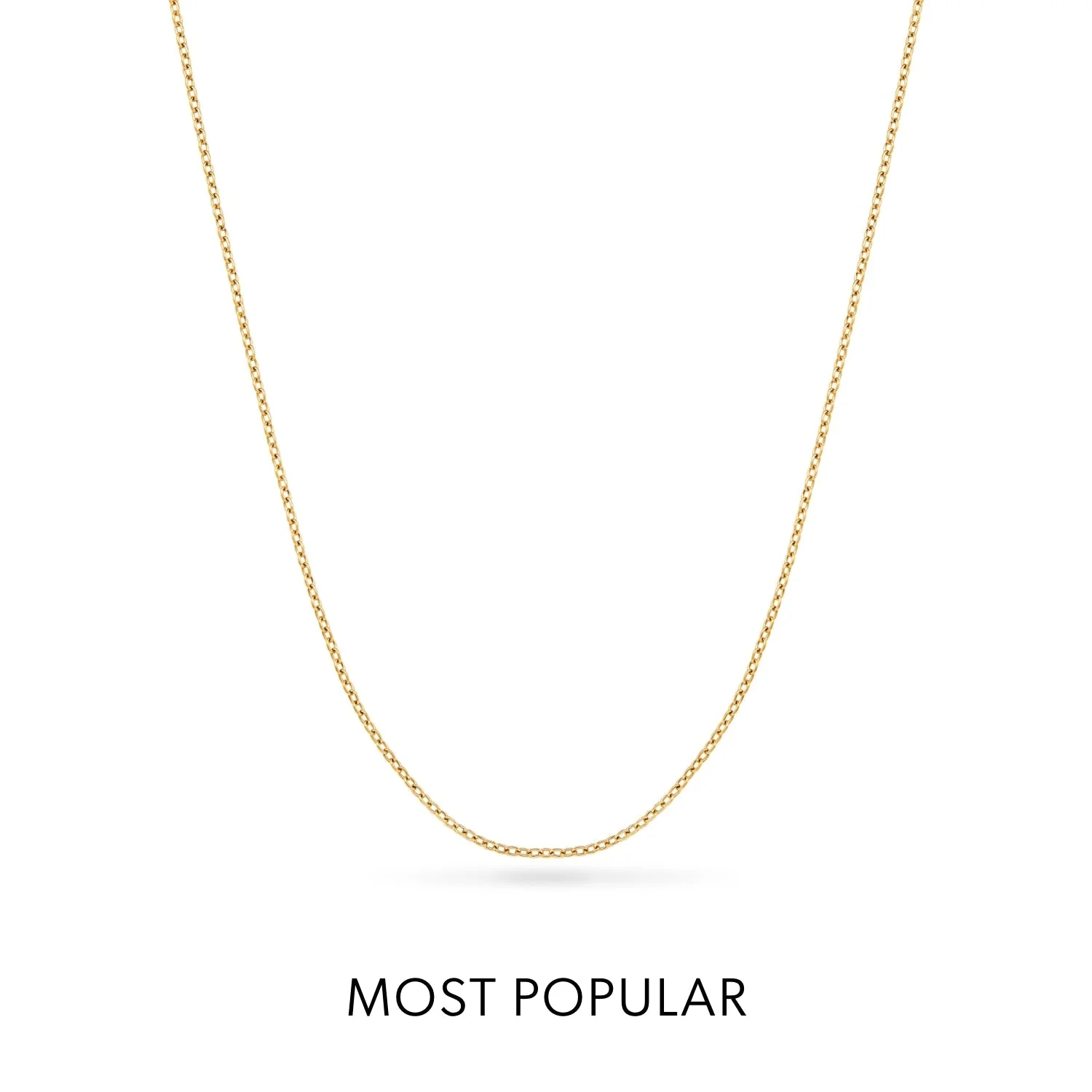 Fine Chain Necklace (Gold) - Image 6
